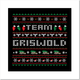 Team Griswold Christmas Vacation Sweater Design Posters and Art